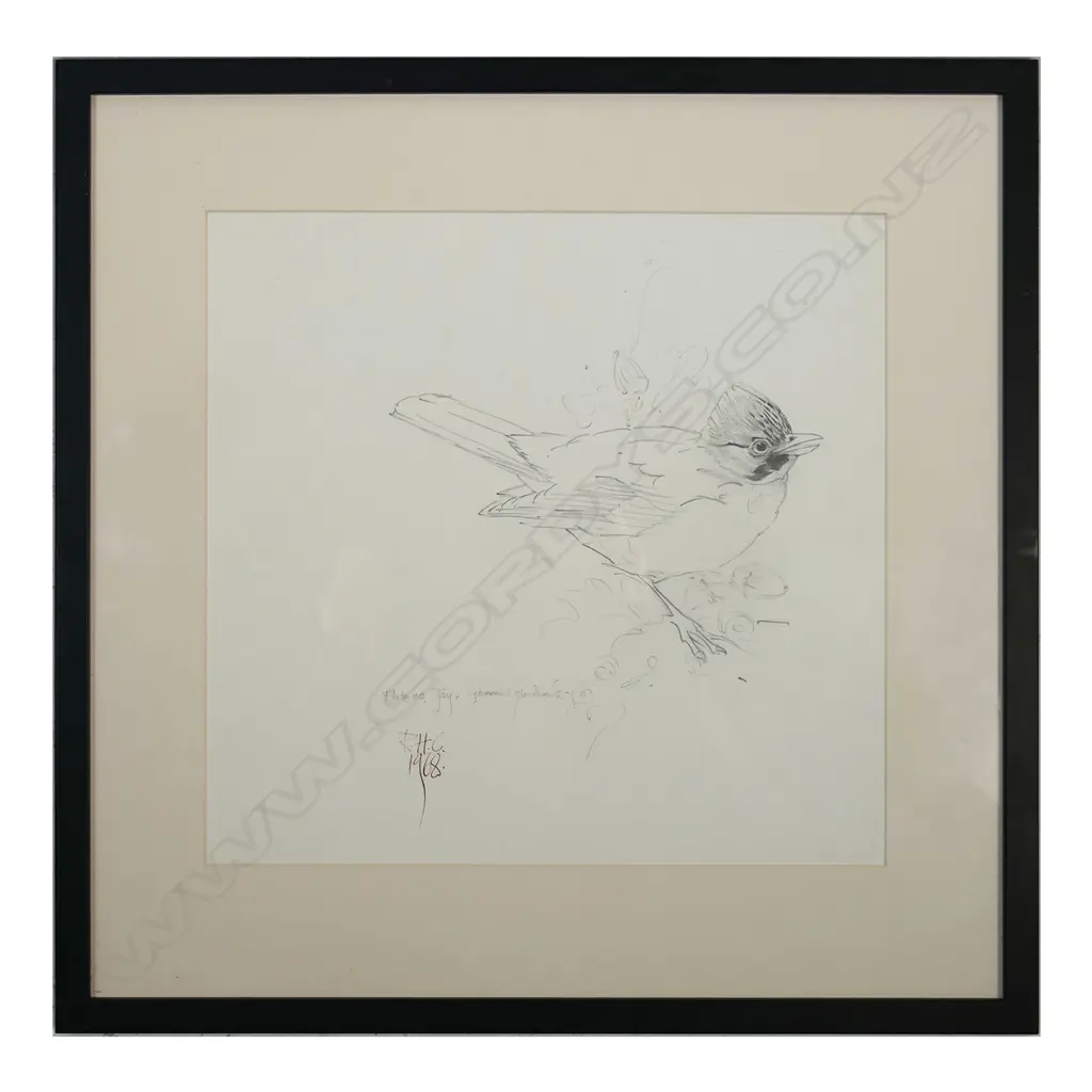 Ray Ching (NZ/UK 1939-) ‘Jay - Garrulus Glandarius’, Image 1++