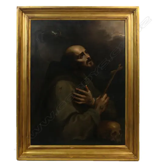 School of Ludovico Carracci 'St Francis of Assisi',