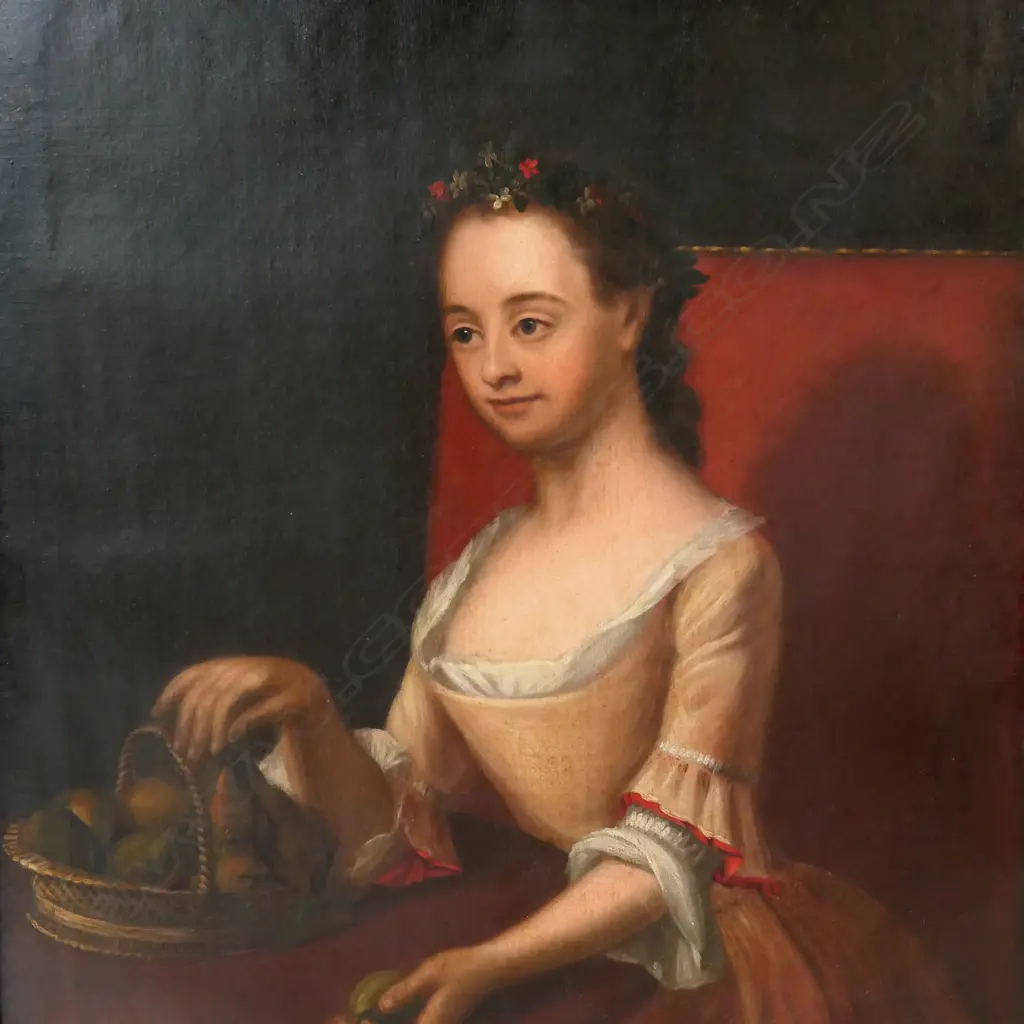 John Smibert (Massachusetts 1688-1751) attributed, Portrait of a woman, Image 1++