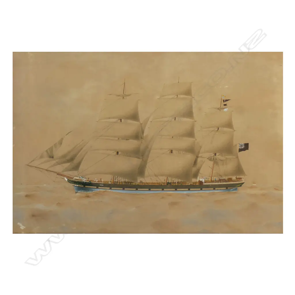 Harold Percival (AUS 1868-1914) 'The Ship ‘Gruffe', Image 1++