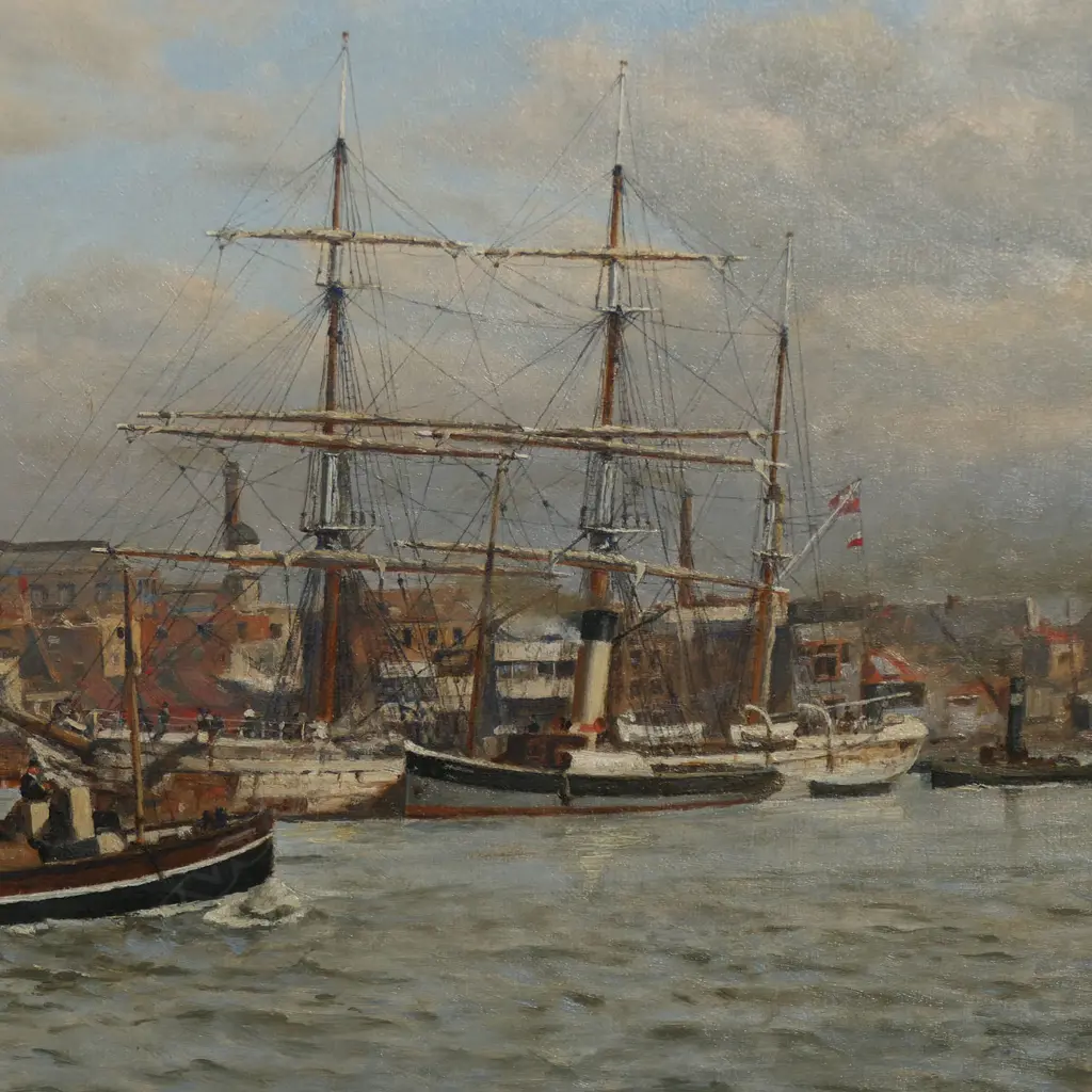 Frederick A. Winkfield (British 19th c.) 'Just arrived at Limehouse', Image 1++
