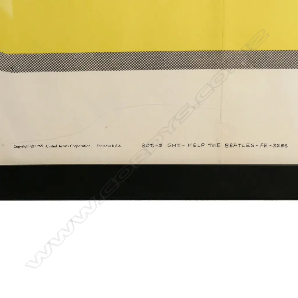 Original 1965 United Artists 'Help' (The Beatles) two-sheet movie poster, Image 1++