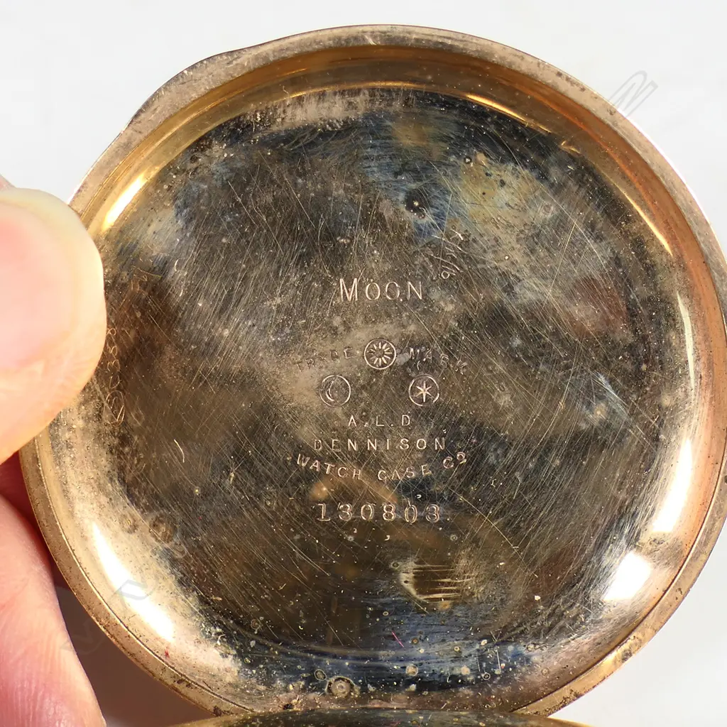 A late 19th/early 20thC gold plated open face centre seconds chronograph pocket watch, Image 1++