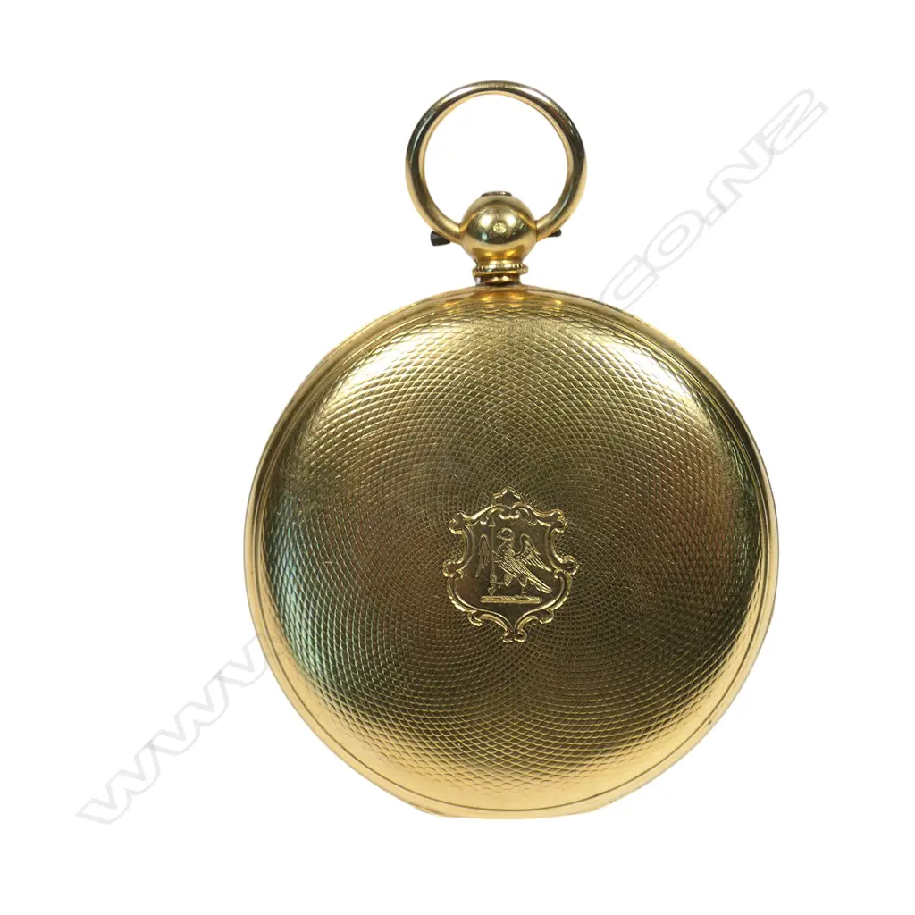 A Victorian 18ct gold full hunter pocket watch, Image 1++