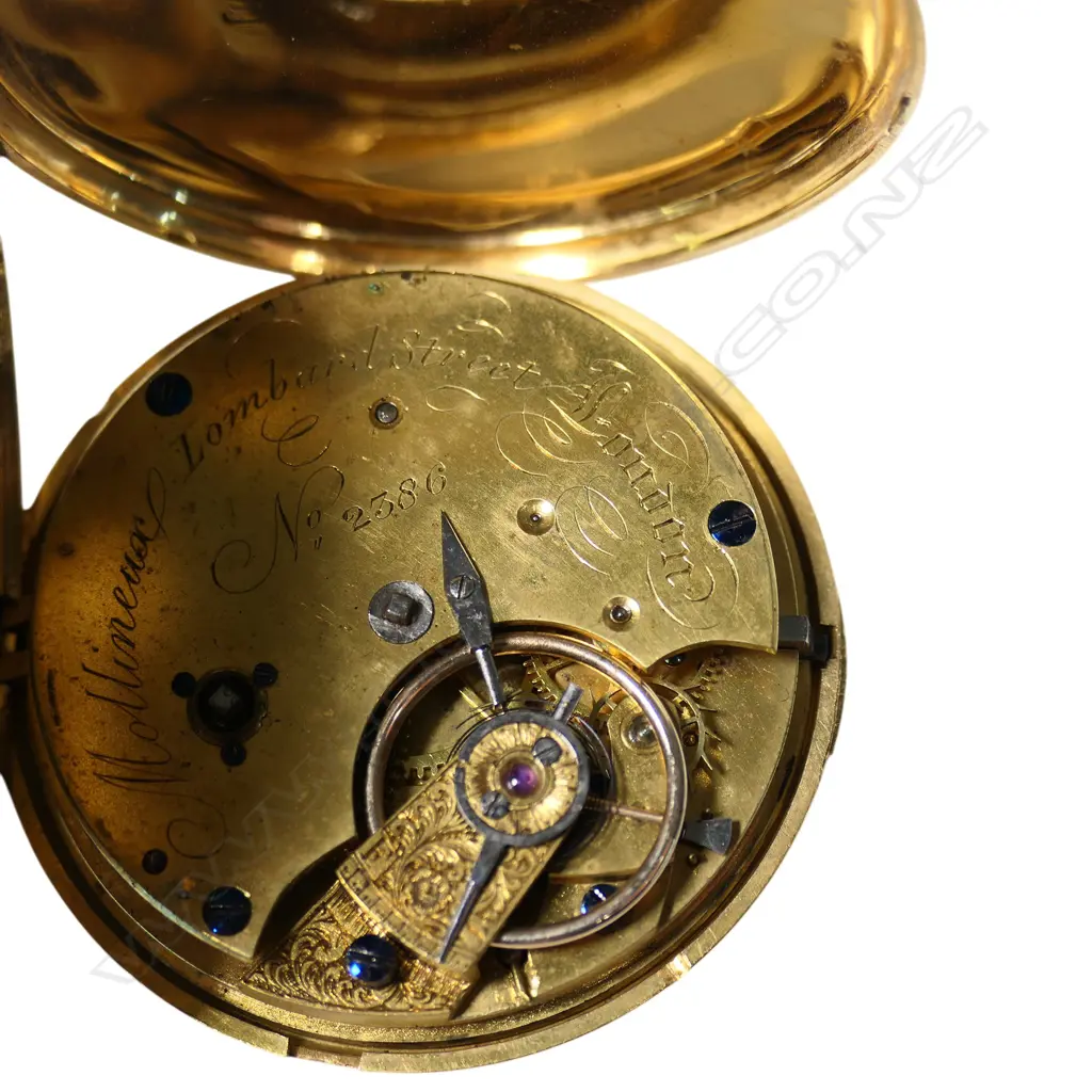 A Victorian 18ct gold full hunter pocket watch, Image 1++