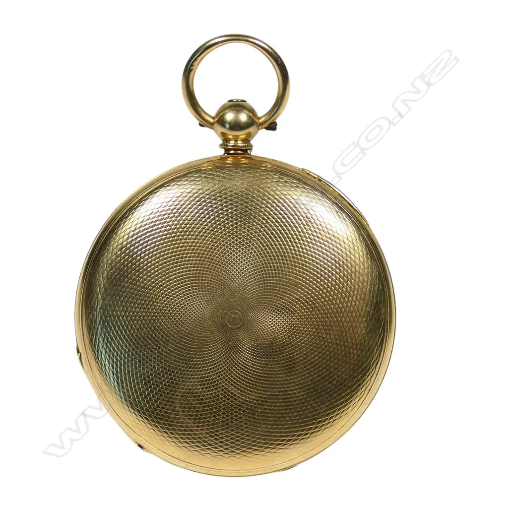 A Victorian 18ct gold full hunter pocket watch, Image 1++