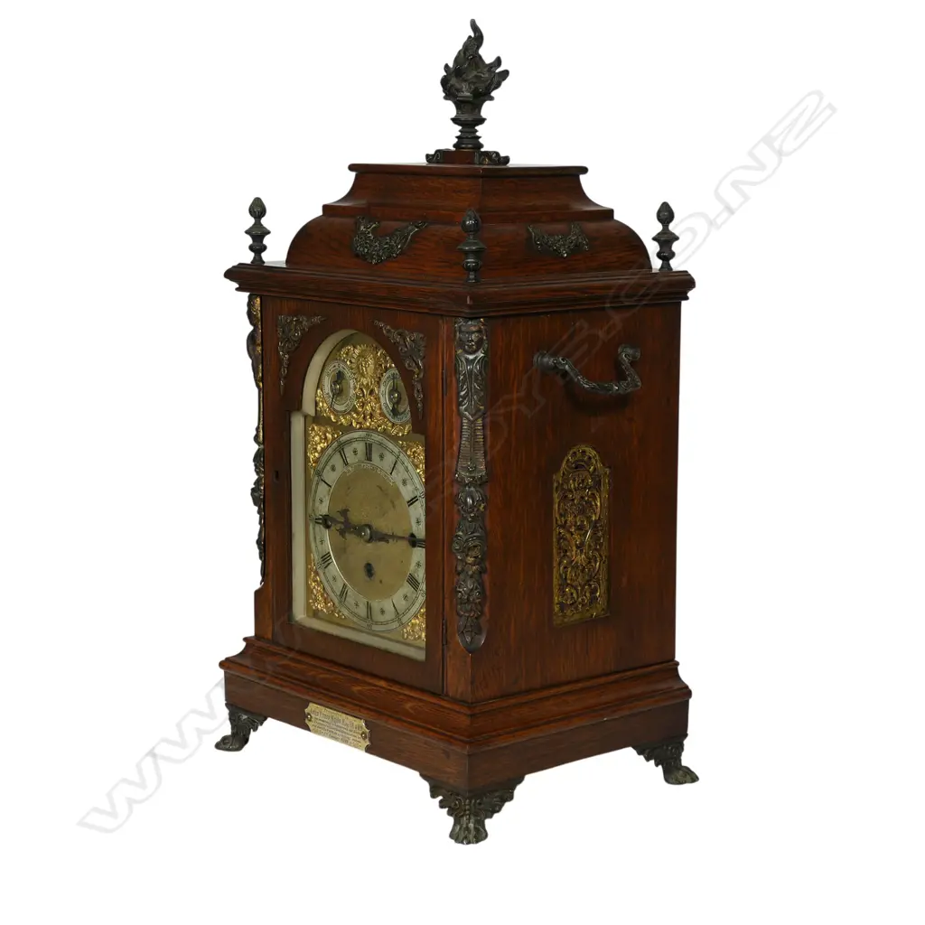 A 19thC bracket clock, Image 1++
