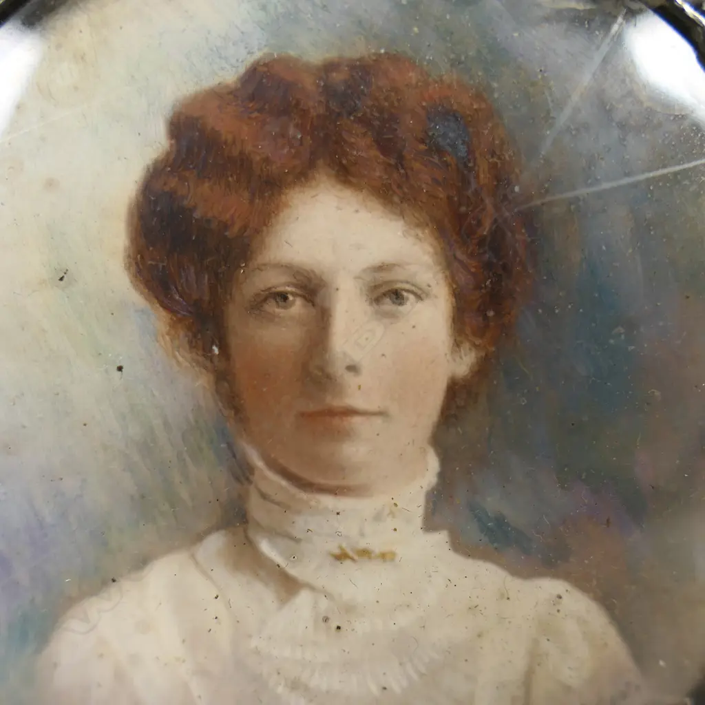 Reuben Watts (NZ) silver framed portrait miniature by S.P. Andrew, Image 1++