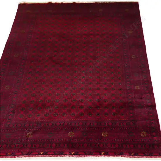 A large quality Turkman carpet,