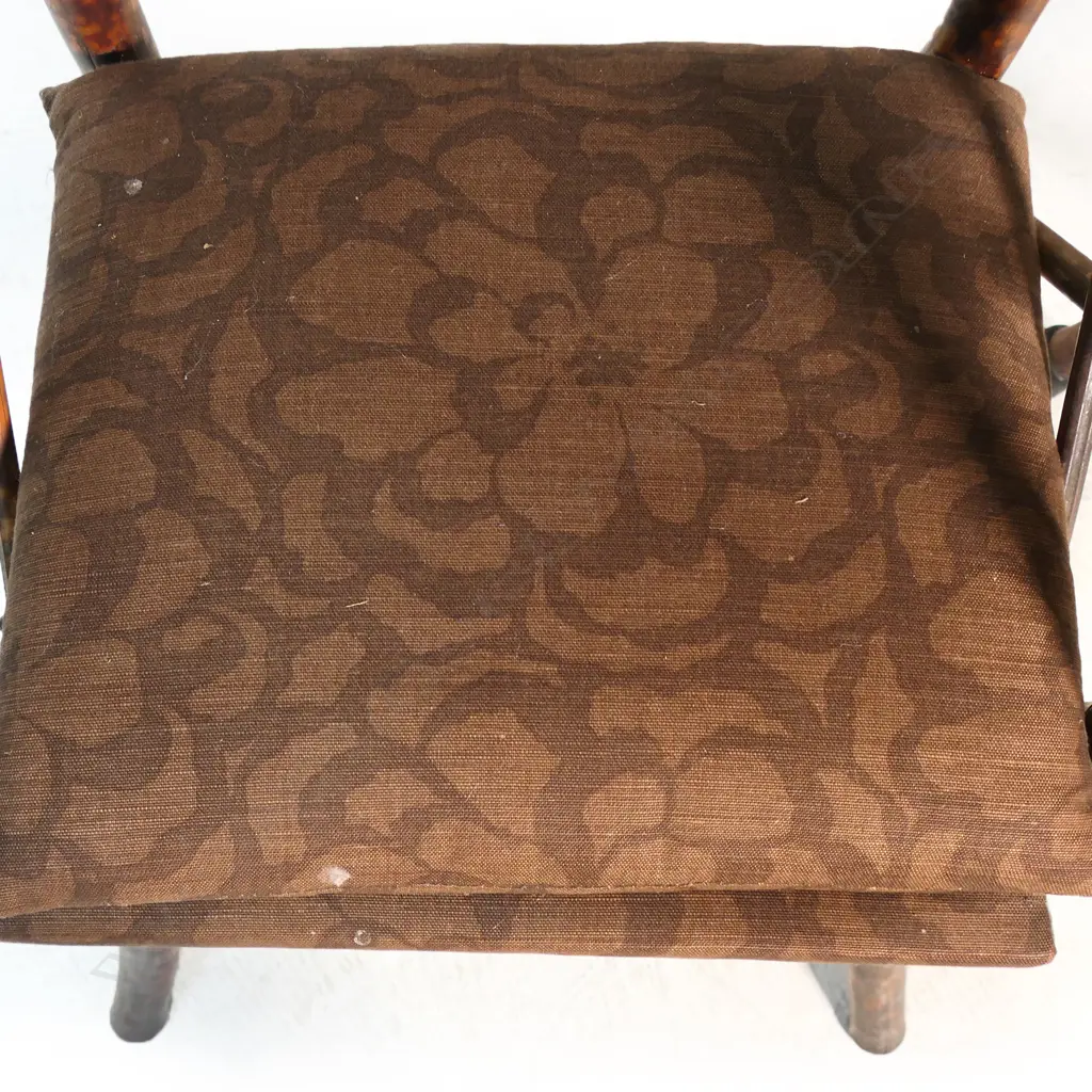 A c.1910 Japanese carved two tier side table, Image 1++