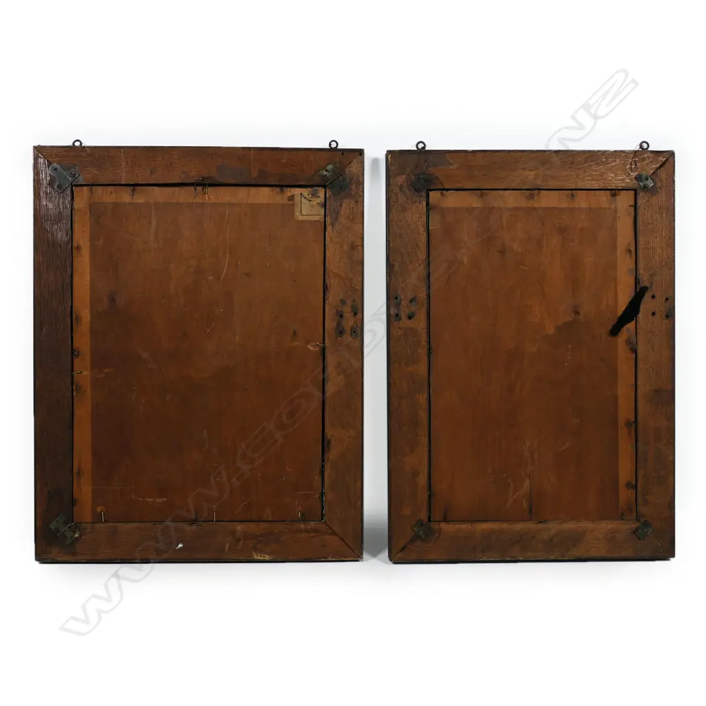 A pair of late 19thC Grand Tour French bronzed white metal bas-relief plaques, Image 1++