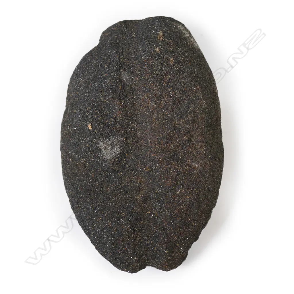 An old Māori sandstone mahe (fishing sinker), Image 1++