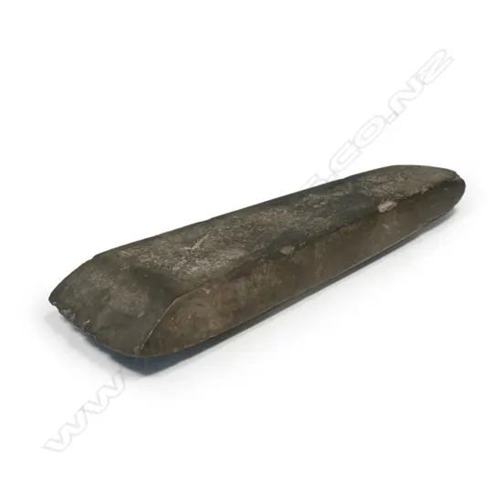 A large Māori stone toki,