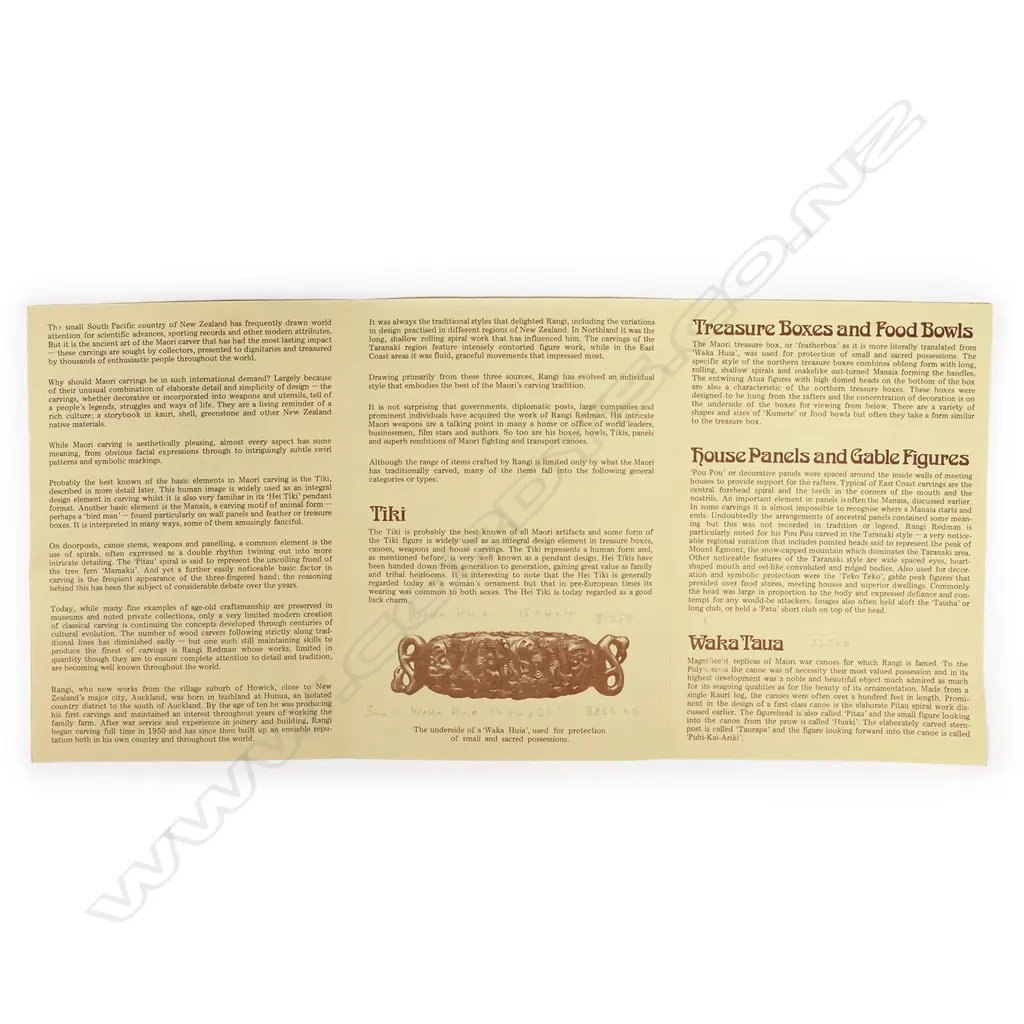Rangi Redman carved model war canoe 'waka taua', Image 1++