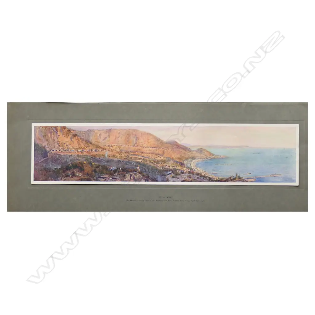 A folio of ten prints 'Sketches Made at Anzac' by H Moore-Jones published in1916, Image 1++