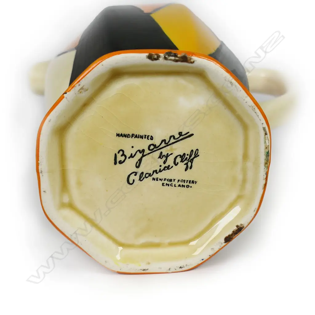 A Clarice Cliff 'Original Bizarre' pattern Athens jug, Image 1++