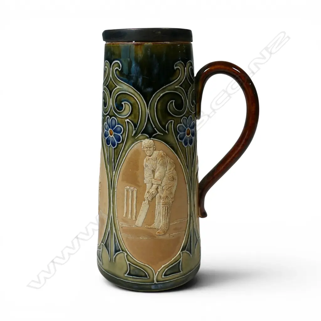 A rare Victorian Doulton Lambeth stoneware jug, Image 1++