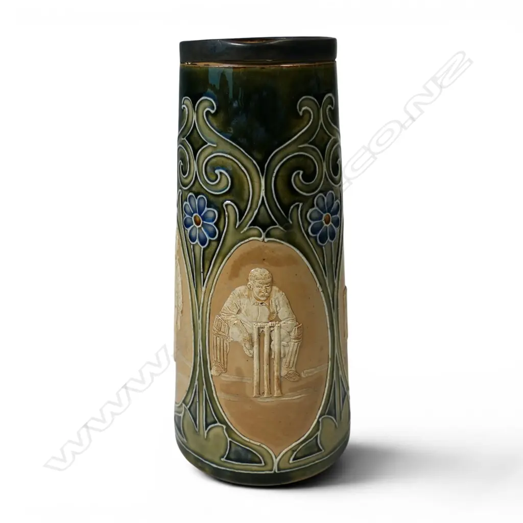 A rare Victorian Doulton Lambeth stoneware jug, Image 1++
