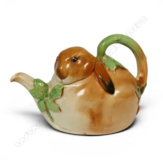 A rare Royal Doulton Bunnykins tea pot,