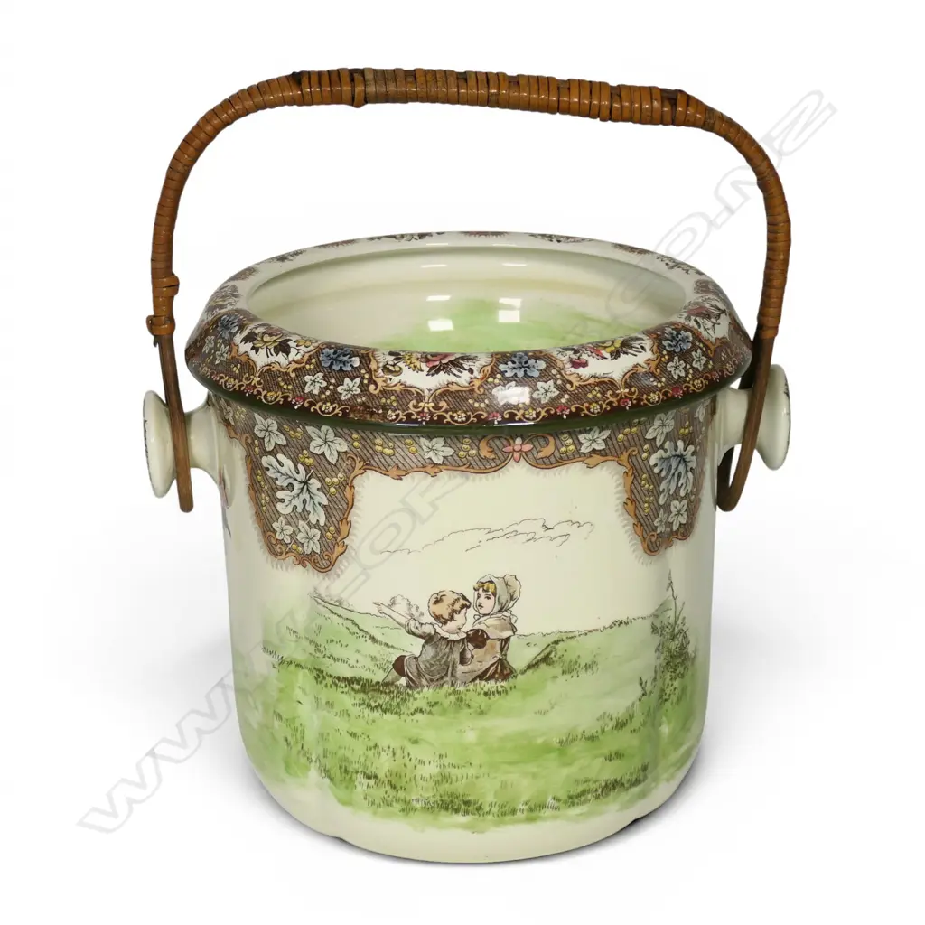 A rare Royal Doulton 'Children's Pastime' series large slop pail, Image 1++