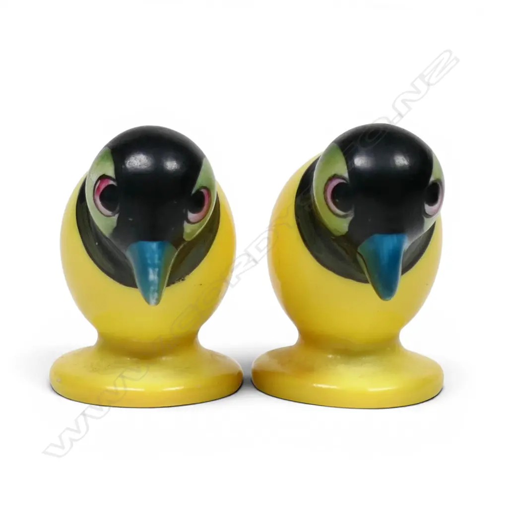 Two very rare Royal Doulton small yellow birds, Image 1++