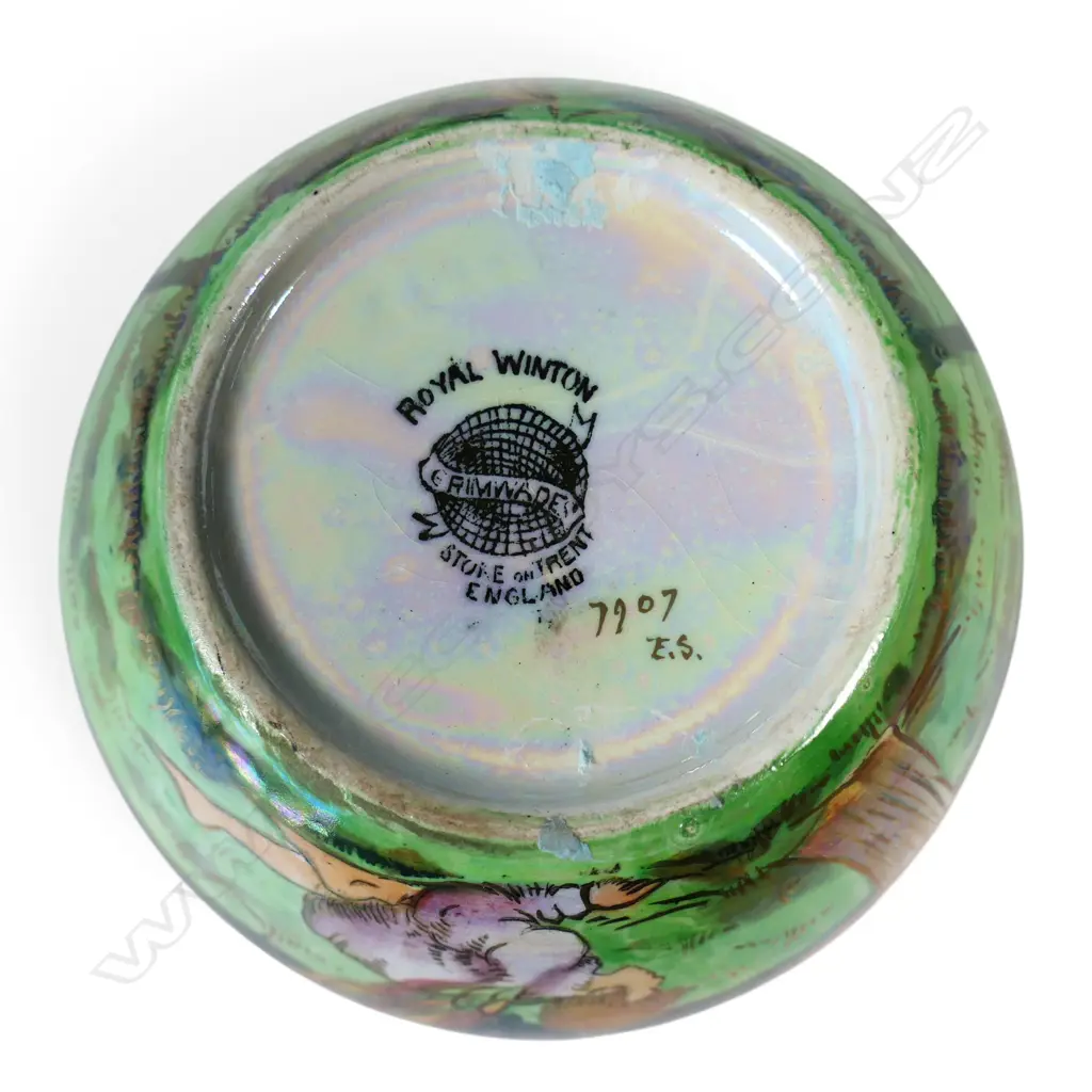 A Grimwades Byzanta Ware fairy lustre part teaset, Image 1++