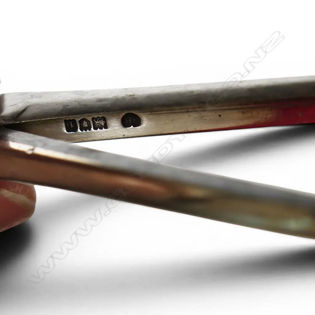 A pair of Edwardian silver grape scissors, Image 1++