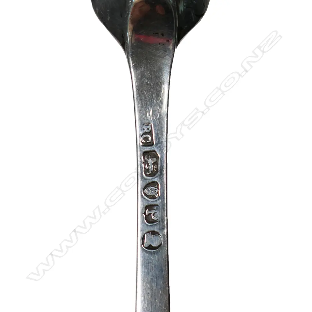 A George III silver double ended marrow scoop, Image 1++