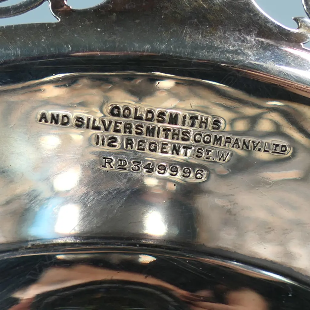 A quality elegant silver tazza, Image 1++