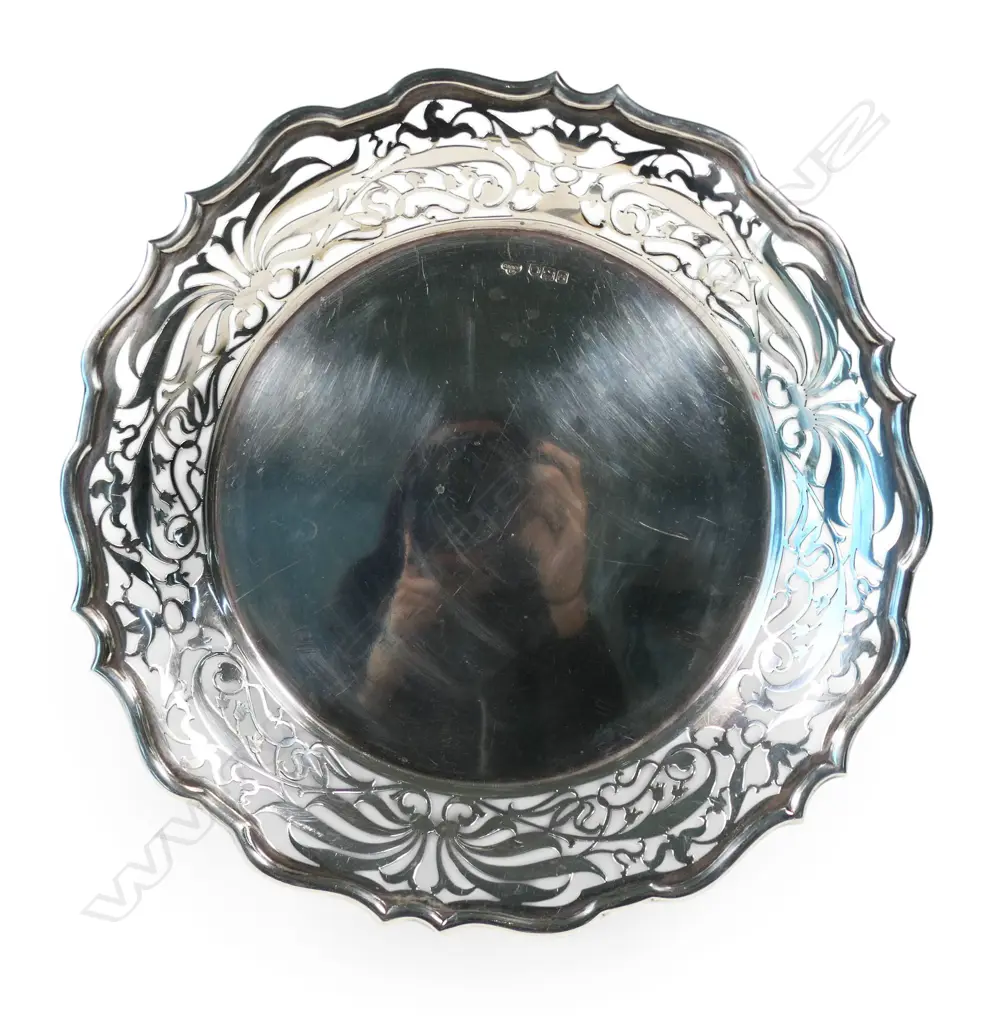 A quality elegant silver tazza, Image 1++