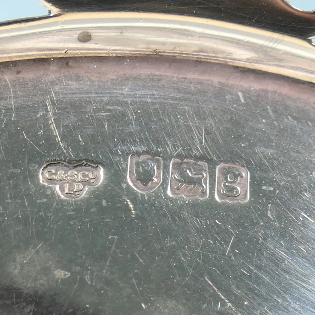 A quality elegant silver tazza, Image 1++