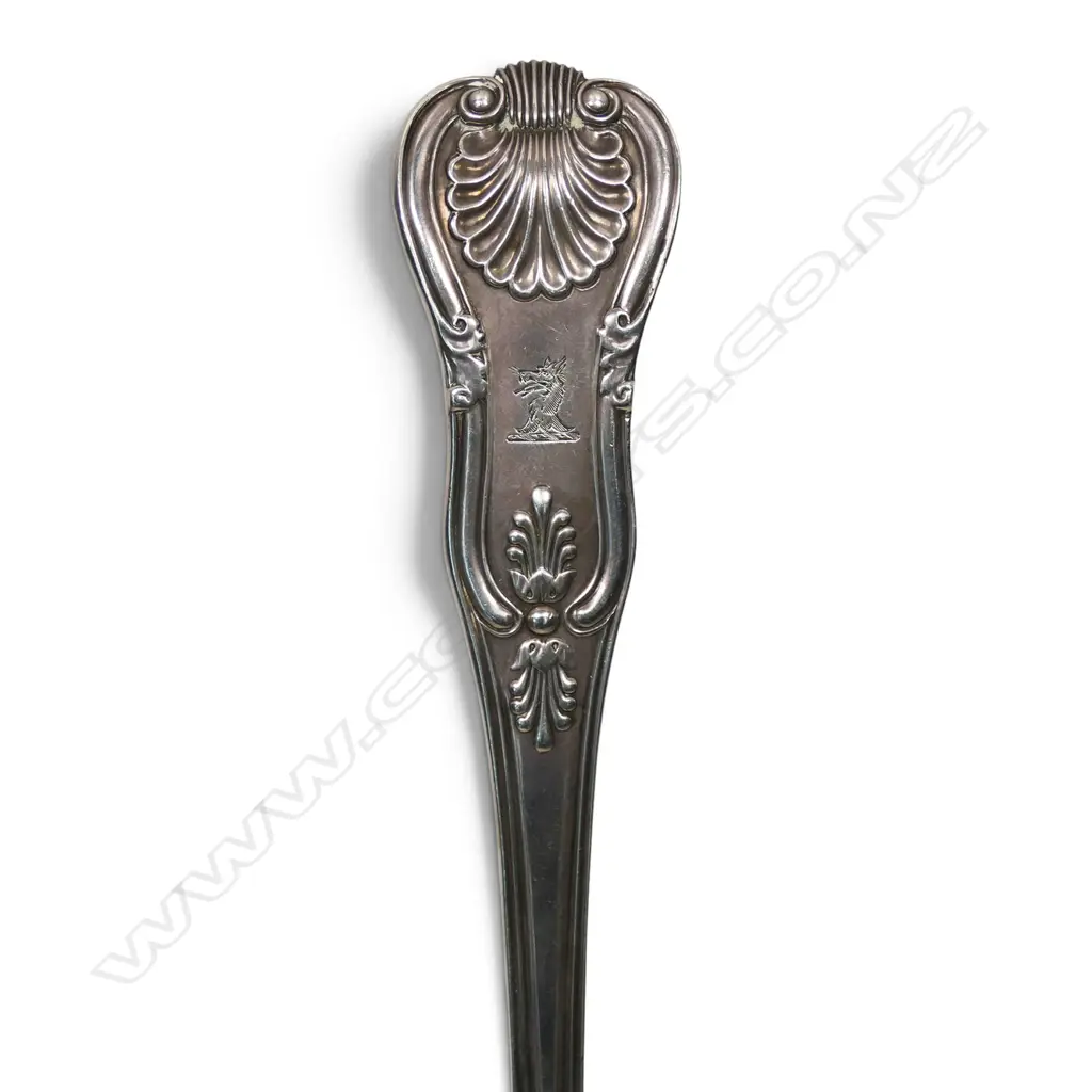 A William IV sterling silver ladle, Image 1++