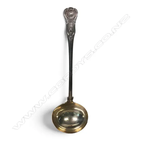 A William IV sterling silver ladle,