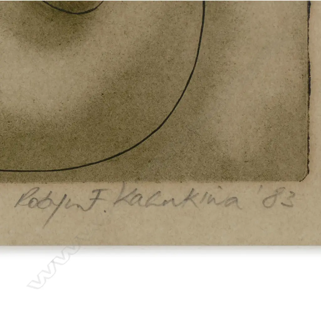 Robyn Kahukiwa (NZ 1938-2025) 'Earth Formed Mother and Child', 1983 Image 1++