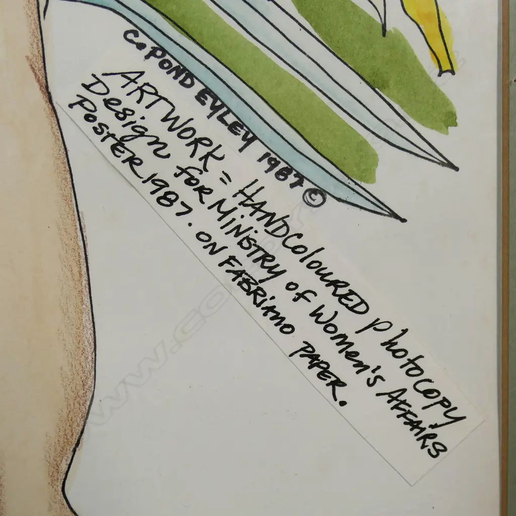 Claudia Pond-Eyley (NZ 1946-)  Ministry of Women's Affairs Poster Design, Image 1++