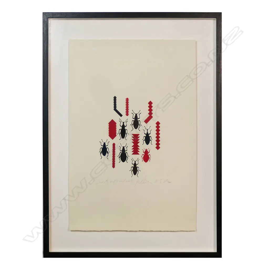 Richard (Rick) Killeen (NZ 1946-) 'Insects & Primitives', Image 1++