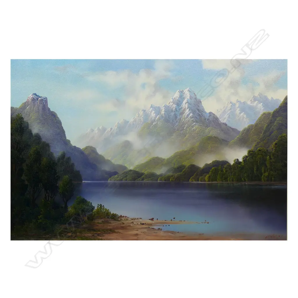Tim Wilson (NZ 1954-2020) 'Lake Manapouri', Image 1++