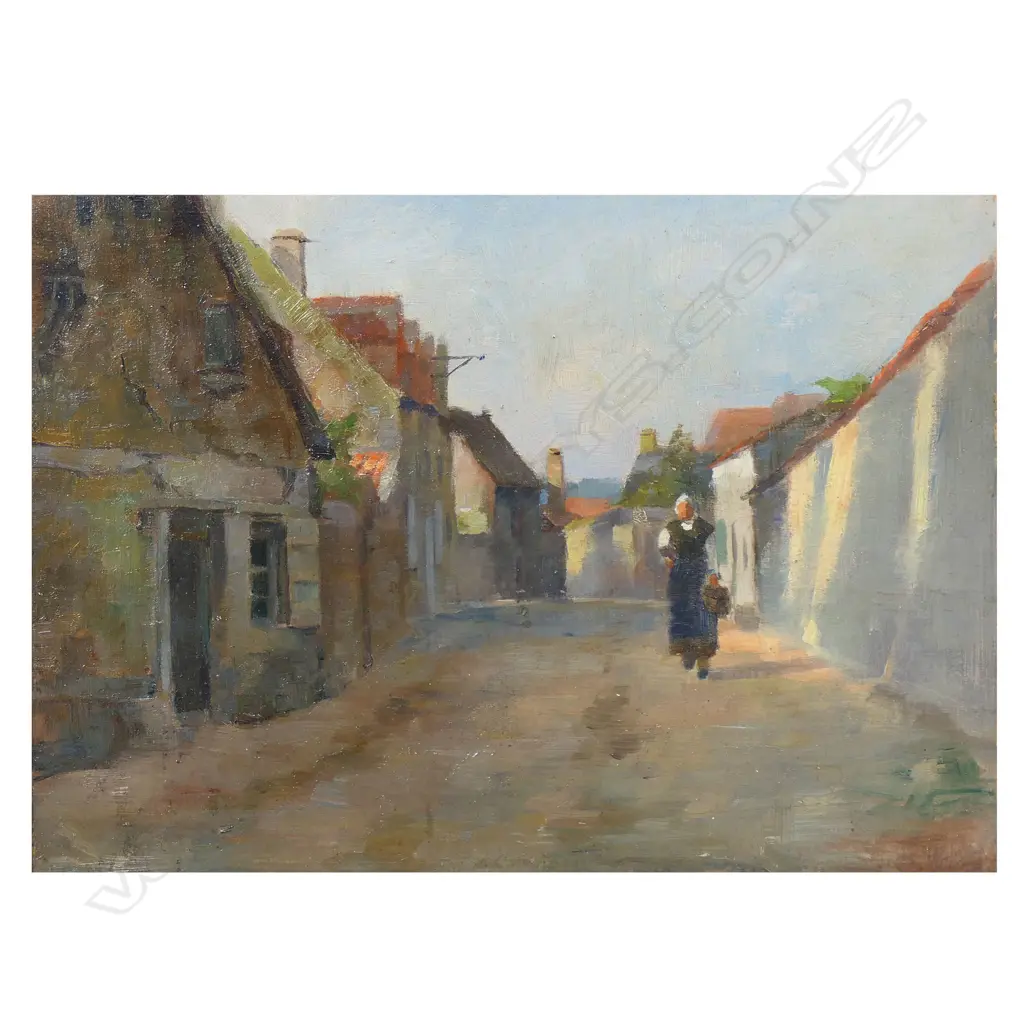 John Weeks (1888-1965) 'French Street Scene', Image 1++