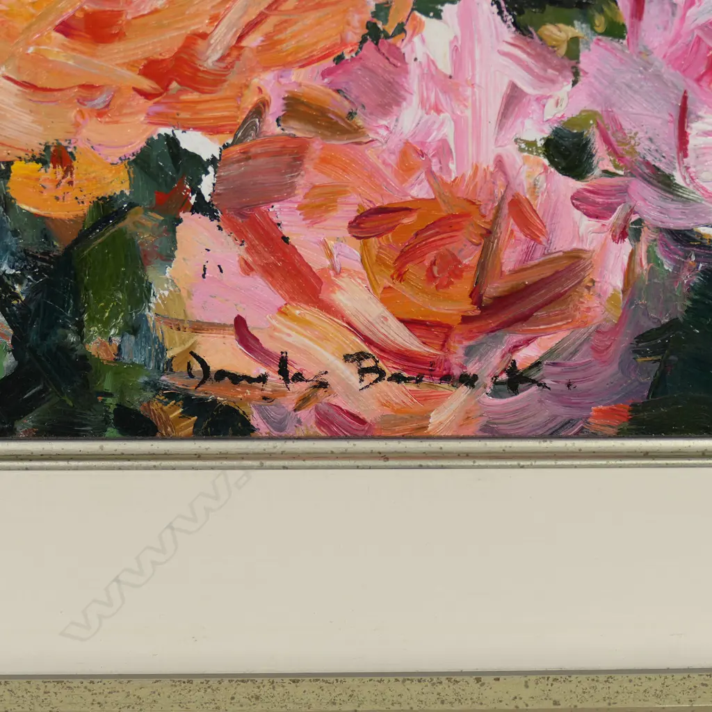 Douglas Badcock (NZ 1922-2009)  'Roses Home Garden Speardale', Image 1++