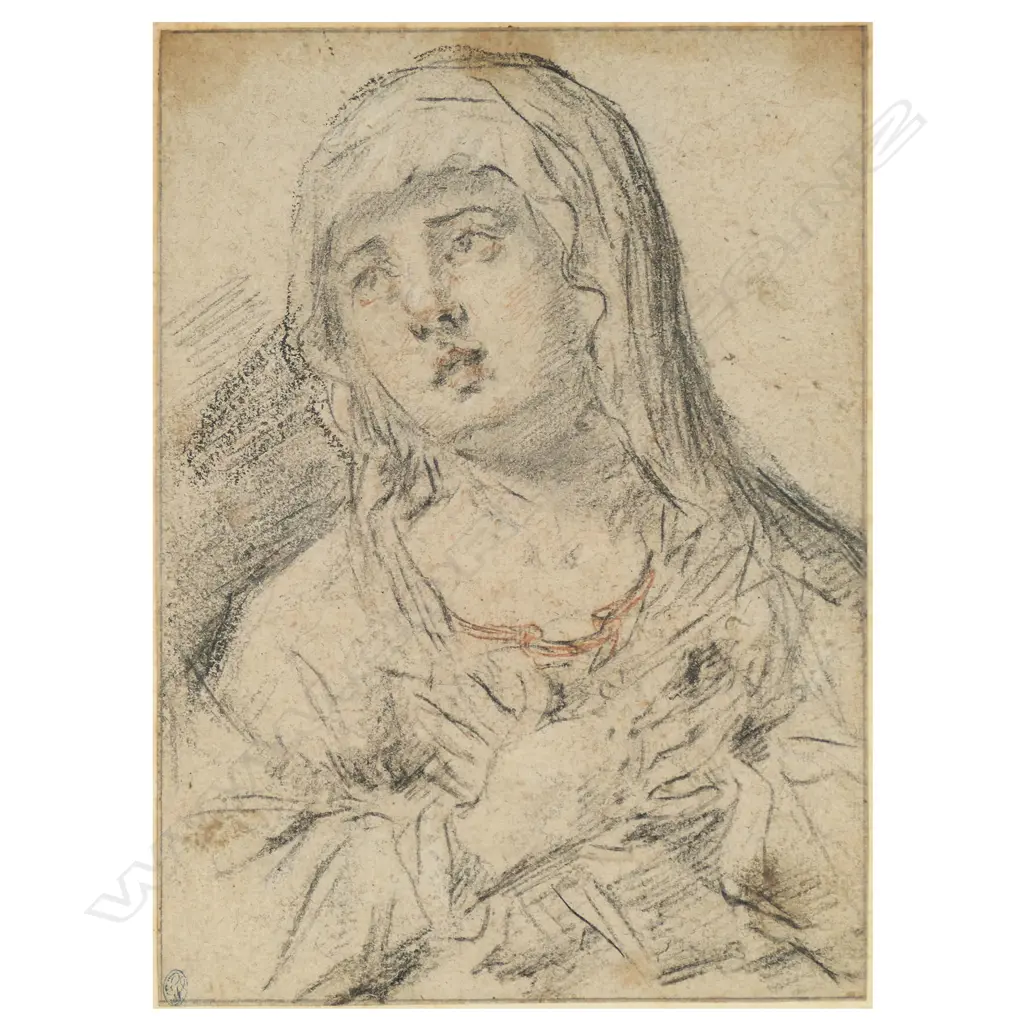Attributed to Camillo Procaccini (Italy 1551-1629) 'A Female Saint in Prayer', Image 1++