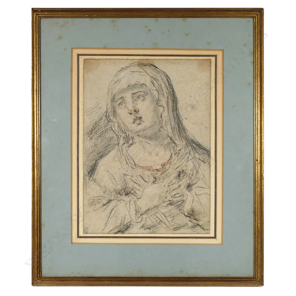 Attributed to Camillo Procaccini (Italy 1551-1629) 'A Female Saint in Prayer', Image 1++