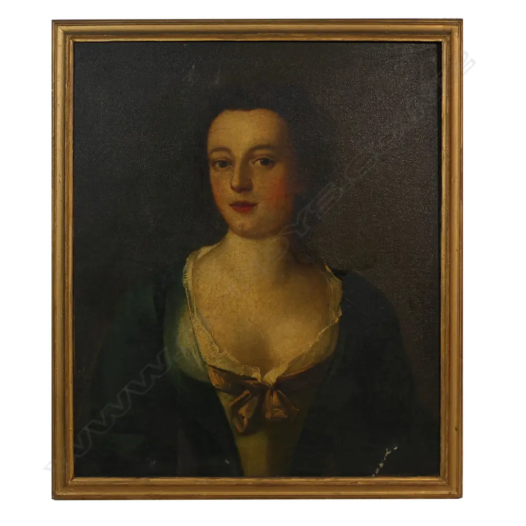 18thC British artist unknown - Portrait of a Woman, Image 1++