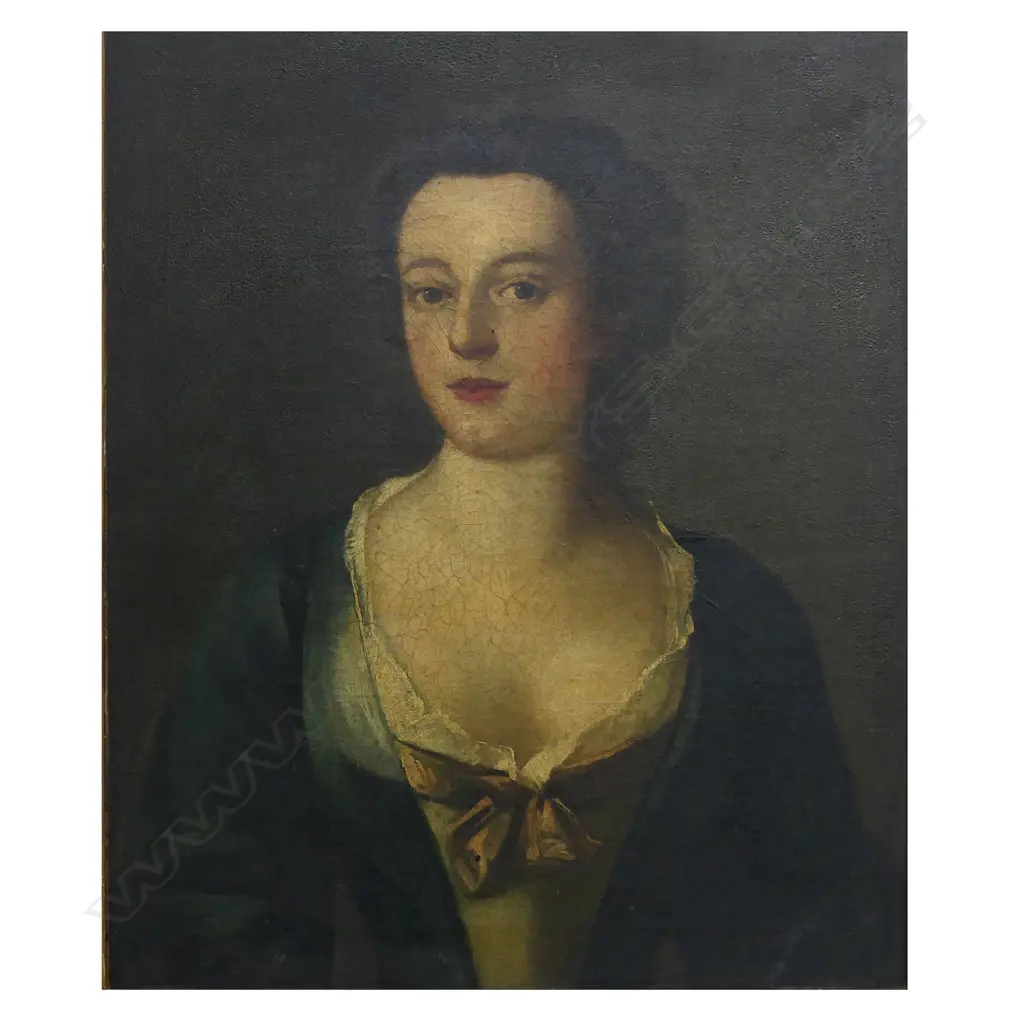 18thC British artist unknown - Portrait of a Woman, Image 1++