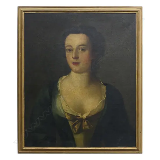 18thC British artist unknown - Portrait of a Woman,