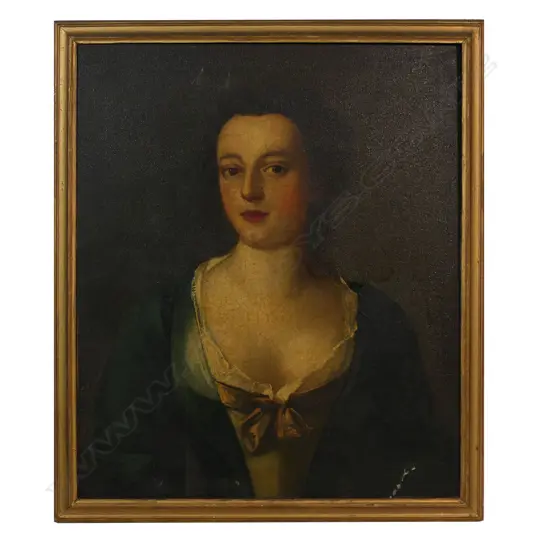 18thC British artist unknown - Portrait of a Woman,
