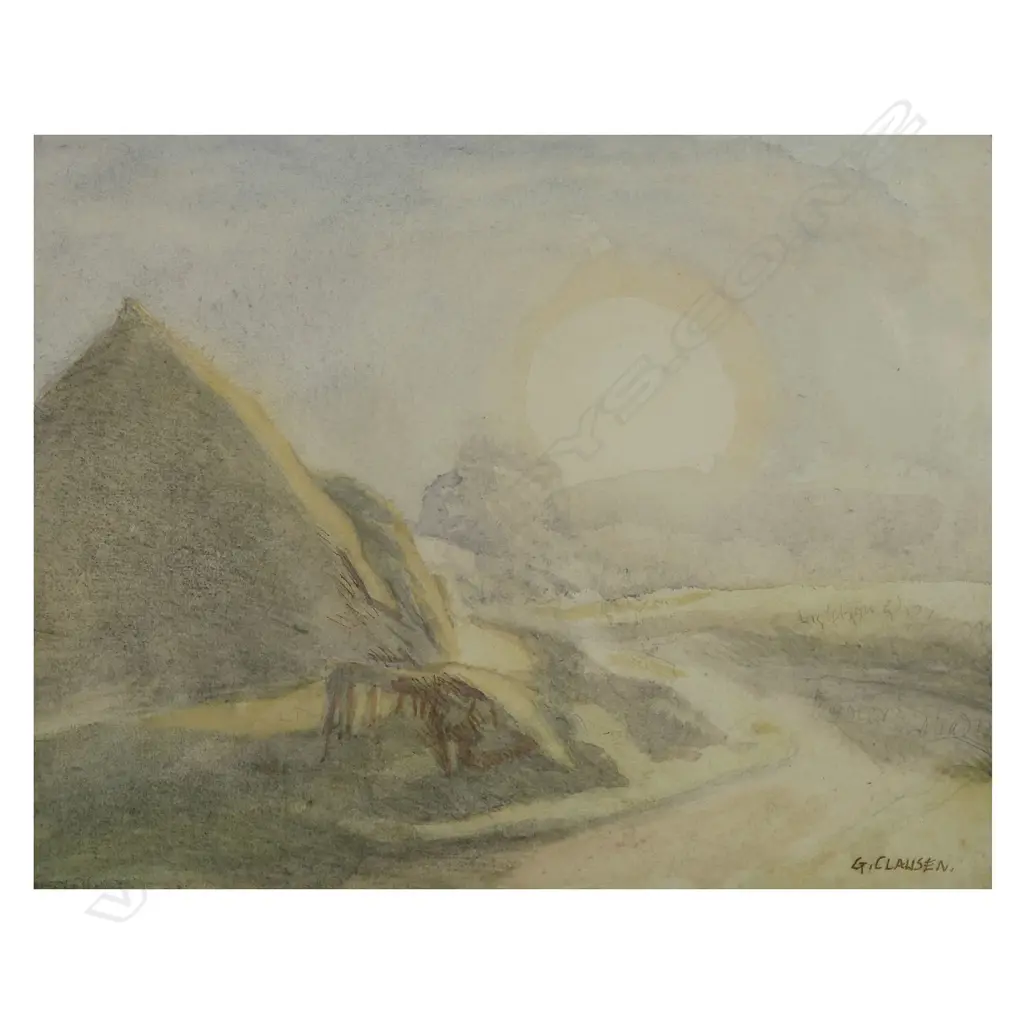 George Clausen (UK 1852-1944) Early Autumn Morning, Image 1++