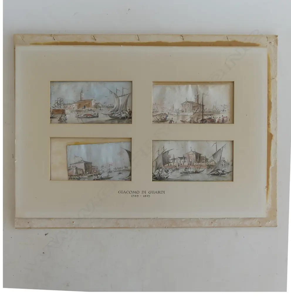Giacomo Guardi (Italian 1764-1835) -  Eight views of Venice, Image 1++