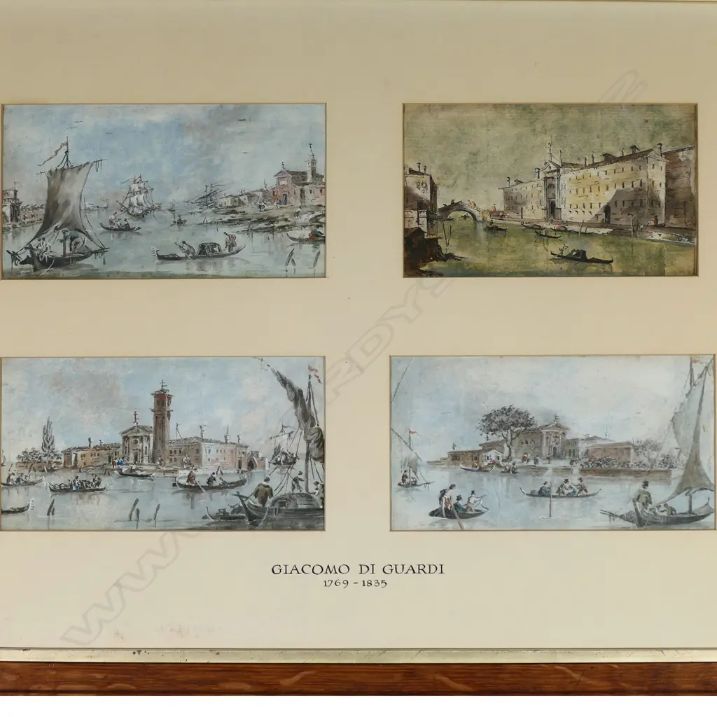 Giacomo Guardi (Italian 1764-1835) -  Eight views of Venice, Image 1++