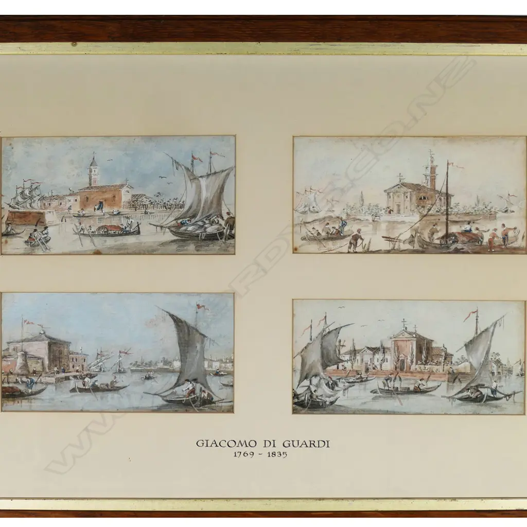 Giacomo Guardi (Italian 1764-1835) -  Eight views of Venice, Image 1++