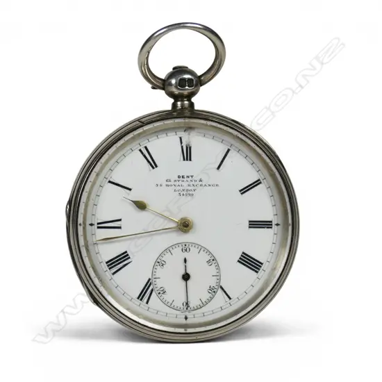 A Dent of London Victorian quality silver fusée open face pocket watch,